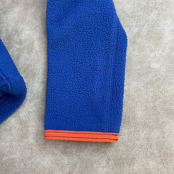 Cotopaxi Fleece Jacket Hooded Full Zip Colorblock Zip Pocket Men Sz S Brown Blue - Picture 6 of 9